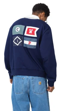 Bluzy Bez Kaptura-Carhartt WIP Bluza Bez Kaptura Flags Rugby