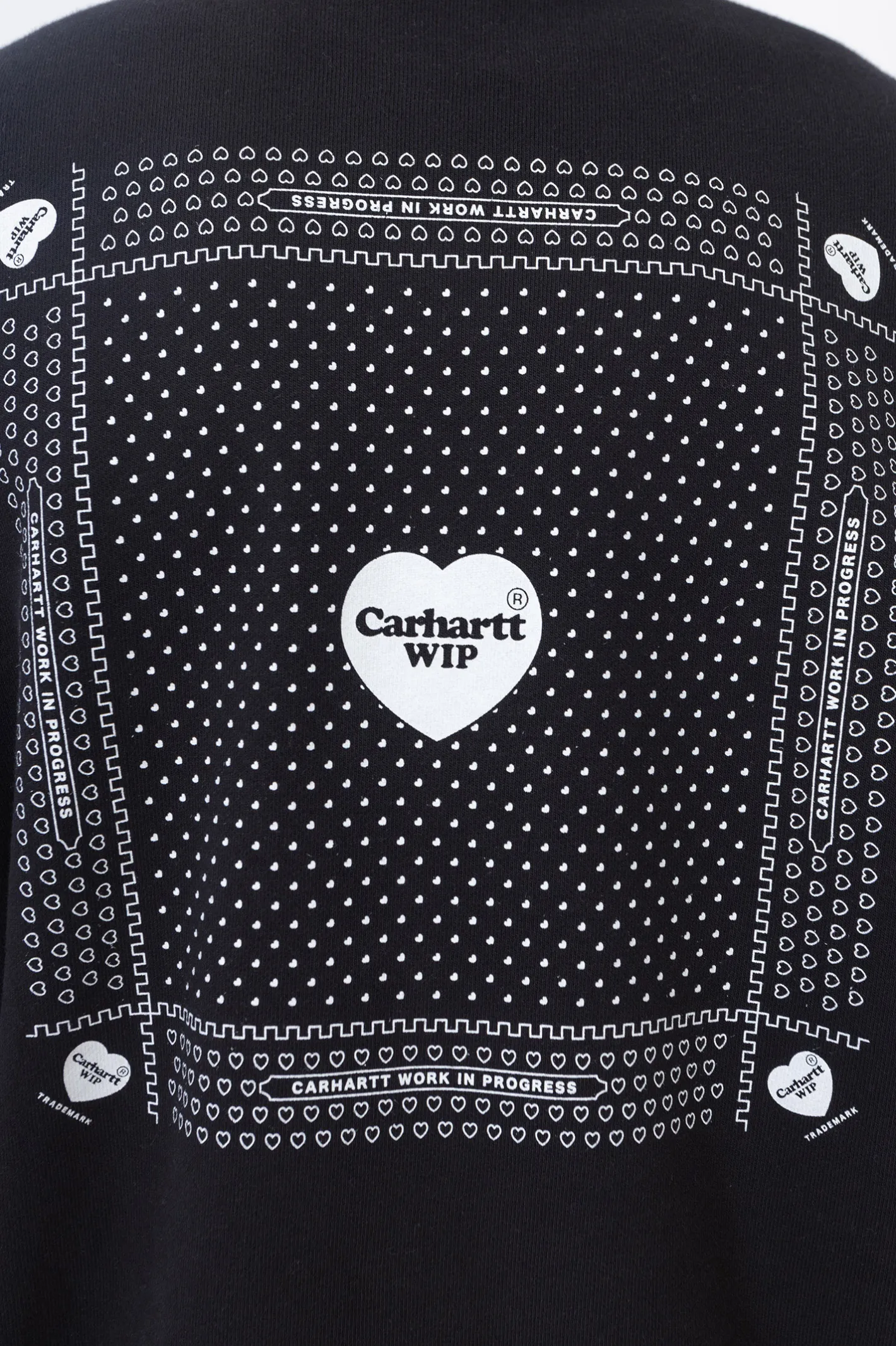 Bluzy Bez Kaptura-Carhartt WIP Bluza Bez Kaptura Heart Bandana