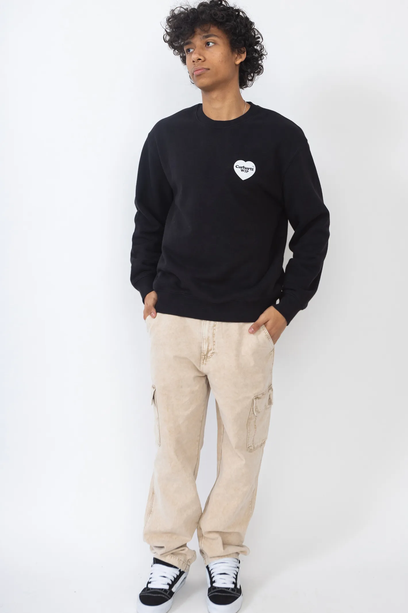 Bluzy Bez Kaptura-Carhartt WIP Bluza Bez Kaptura Heart Bandana