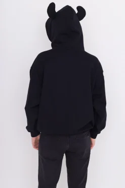 Bluzy Rozpinane-2005 Bluza Rozpinana Studded Horned Lucy Zip Hoodie