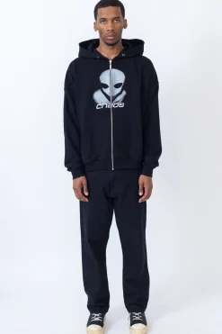 Bluzy Rozpinane-Chaos Bluza Rozpinana Alien Zip Hoodie
