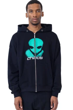 Bluzy Rozpinane|Wszystkie Bluzy-Chaos Bluza Rozpinana Alien Zip Hoodie