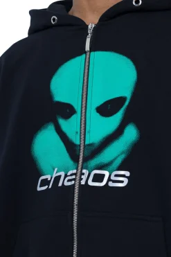 Bluzy Rozpinane|Wszystkie Bluzy-Chaos Bluza Rozpinana Alien Zip Hoodie