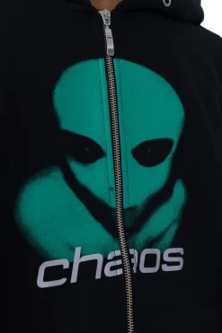 Bluzy Rozpinane|Wszystkie Bluzy-Chaos Bluza Rozpinana Alien Zip Hoodie