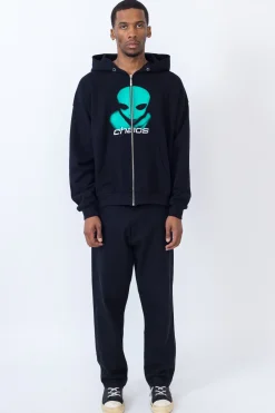 Bluzy Rozpinane-Chaos Bluza Rozpinana Alien Zip Hoodie