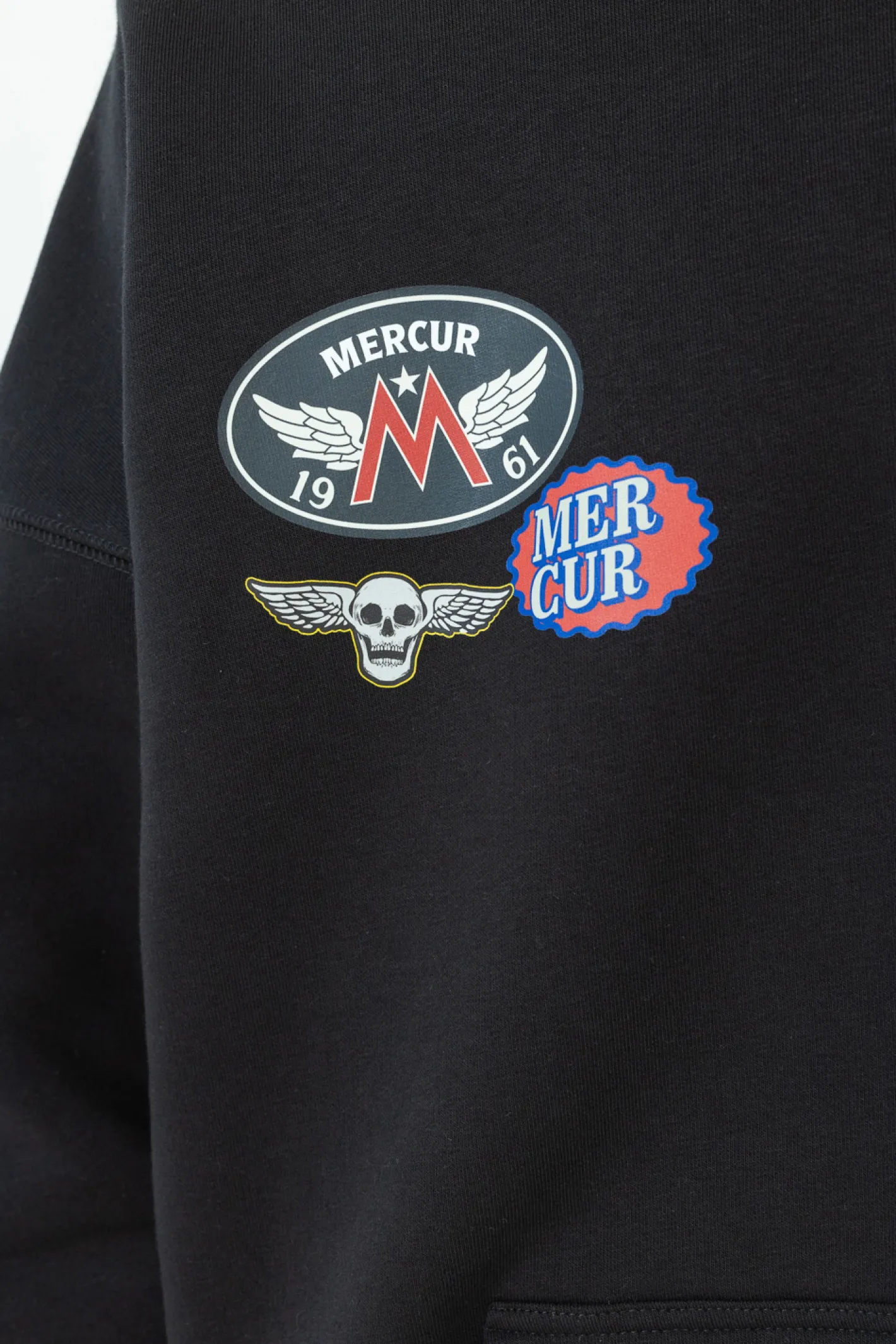 Bluzy Rozpinane-Mercur Bluza Rozpinana Patch