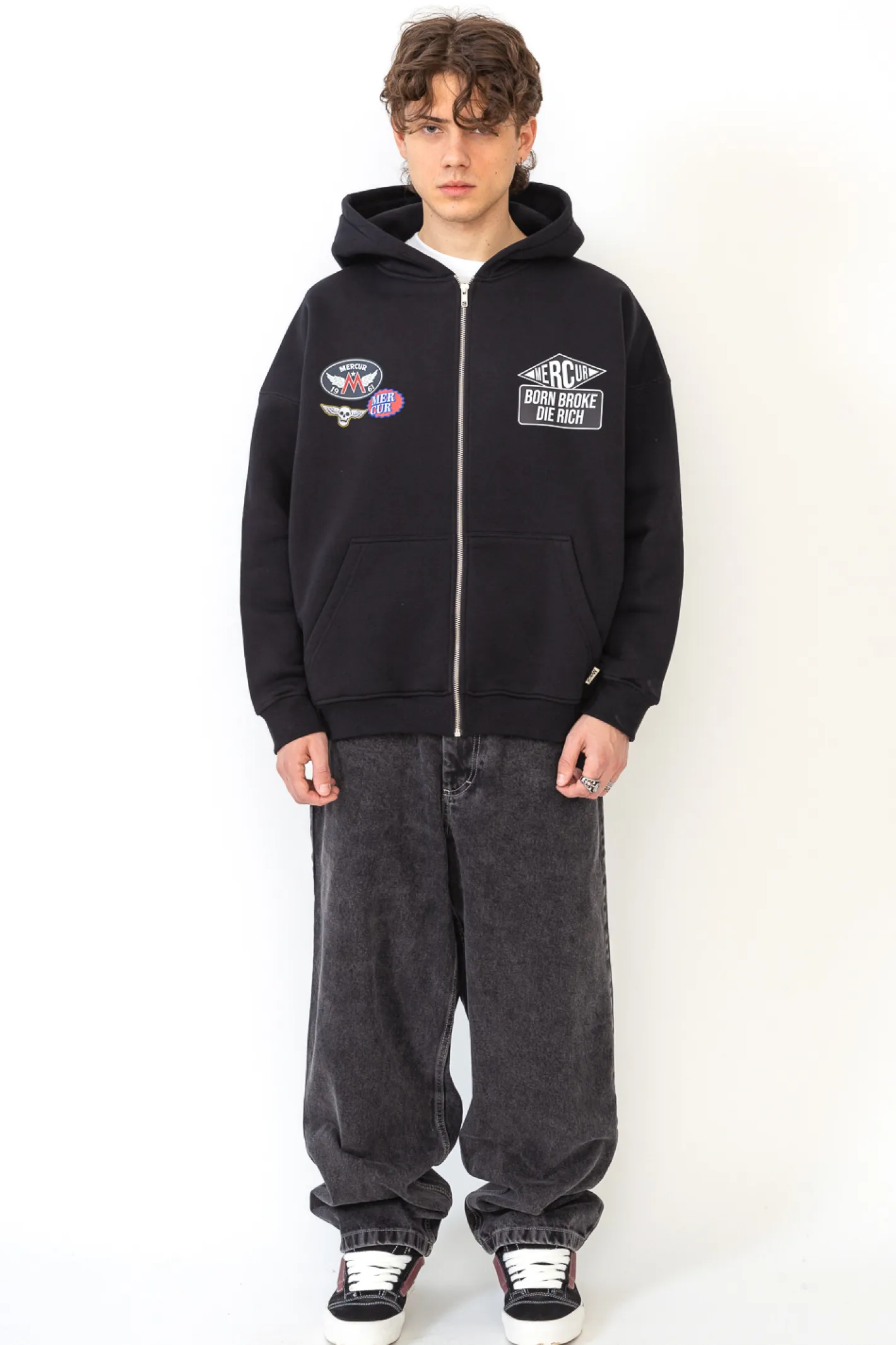 Bluzy Rozpinane-Mercur Bluza Rozpinana Patch