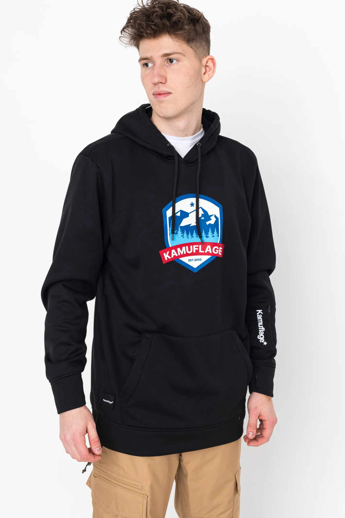 Bluzy Snowboardowe|Odzież Termiczna-Kamuflage Bluza Snowboardowa Alaska