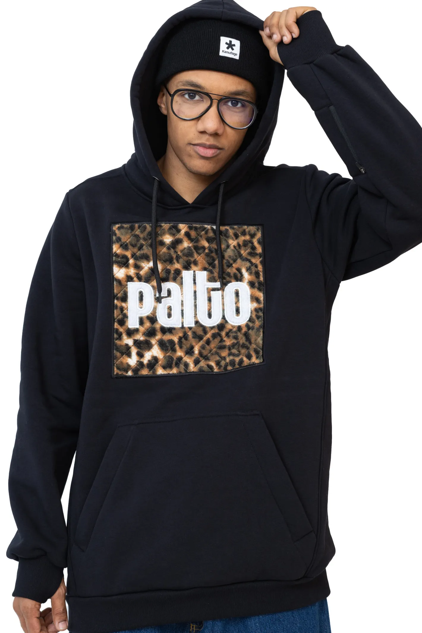 Bluzy Snowboardowe|Odzież Termiczna-Palto Bluza Snowboardowa Leopard
