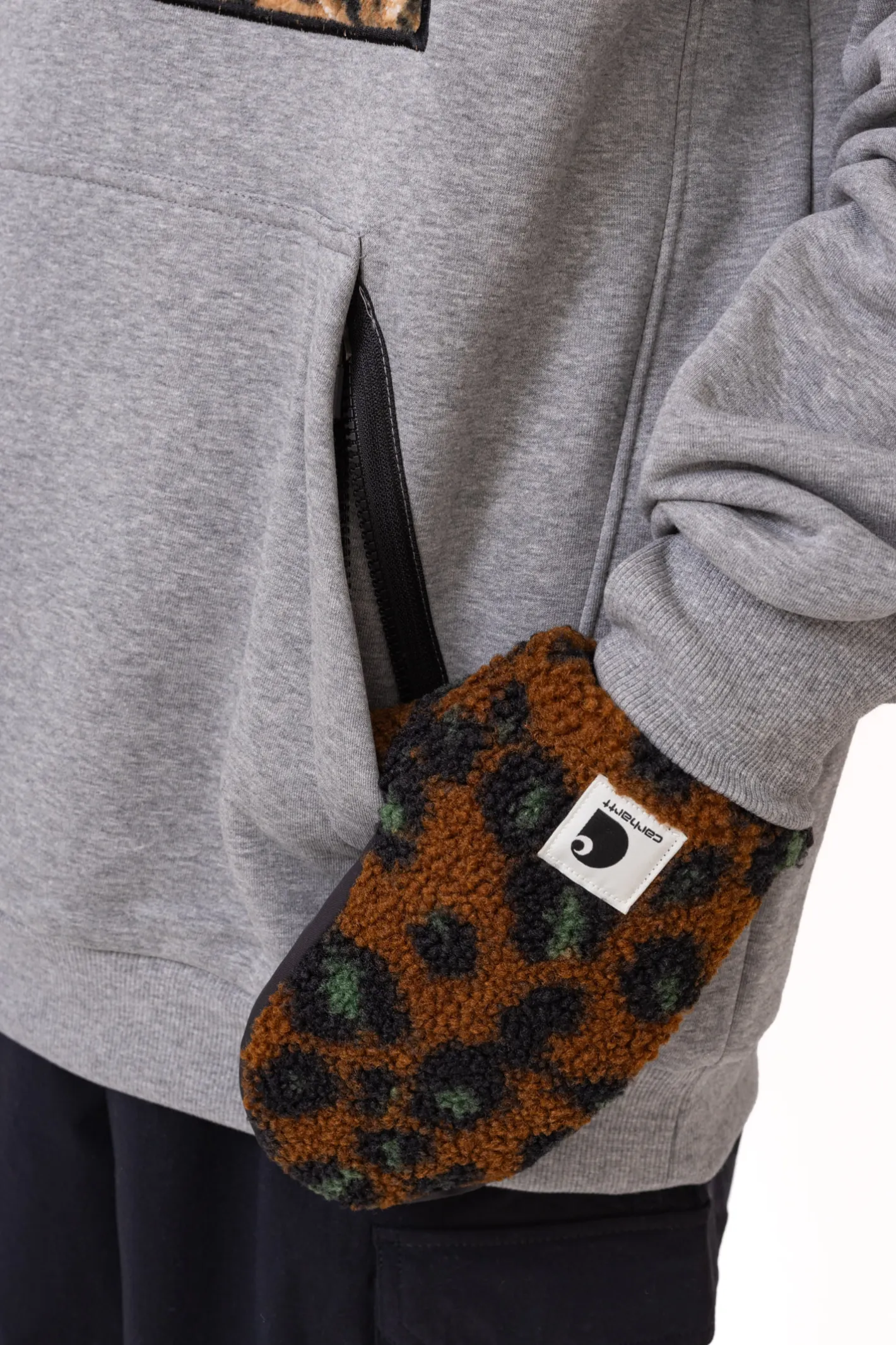 Bluzy Snowboardowe|Odzież Termiczna-Palto Bluza Snowboardowa Leopard