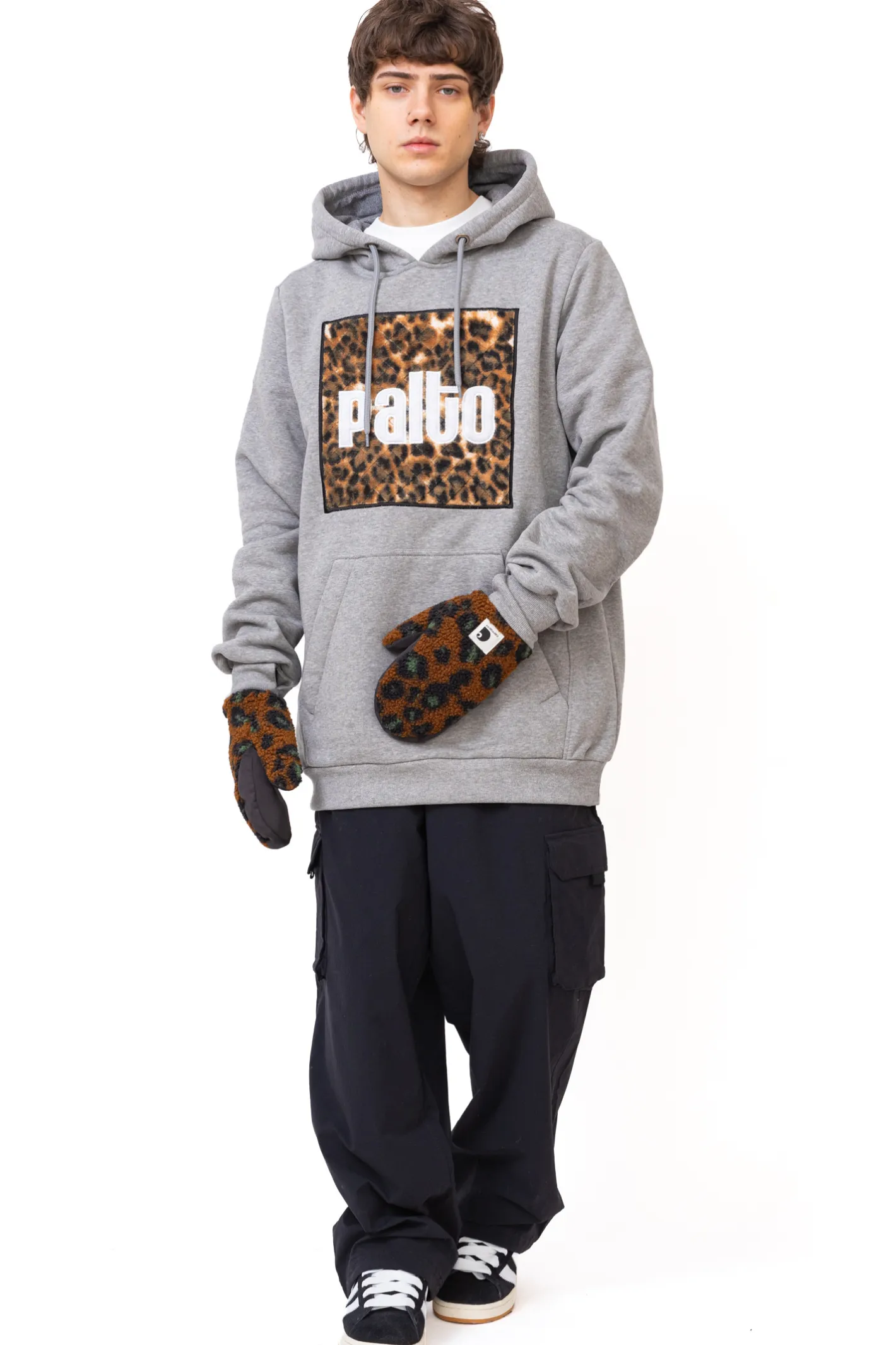 Bluzy Snowboardowe|Odzież Termiczna-Palto Bluza Snowboardowa Leopard