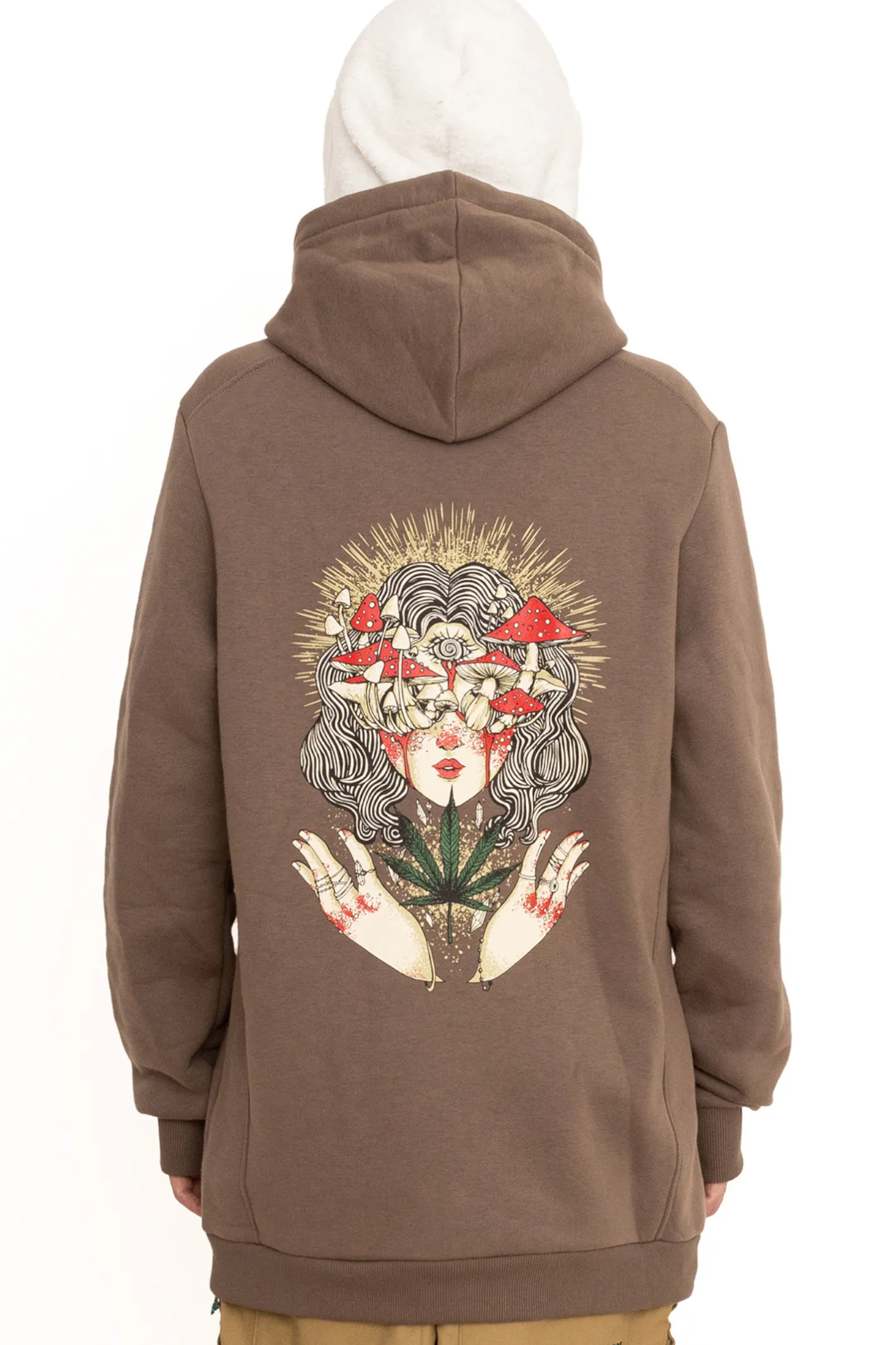 Bluzy Snowboardowe|Odzież Termiczna-Palto Bluza Snowboardowa Mushroom Eyes