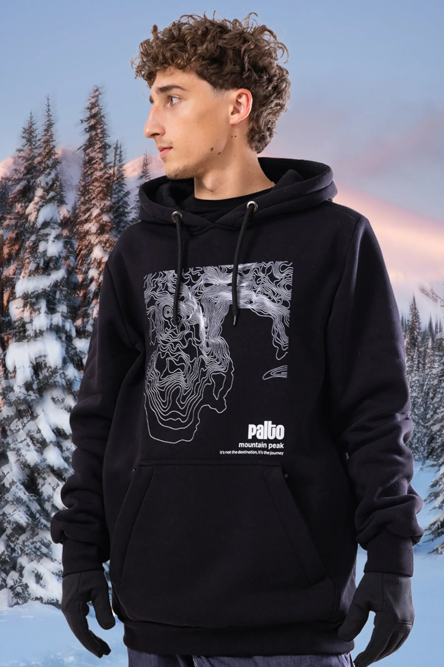 Bluzy Snowboardowe|Odzież Termiczna-Palto Bluza Snowboardowa Mountain Peak