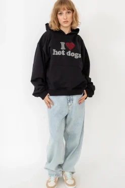 Bluzy Z Kapturem-2005 Bluza Z Kapturem I <3 Hot Dogs