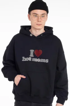 Bluzy Z Kapturem-2005 Bluza Z Kapturem I <3 Hot Moms