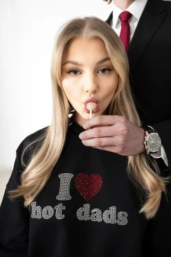 Bluzy Z Kapturem-2005 Bluza Z Kapturem I <3 Hot Dads