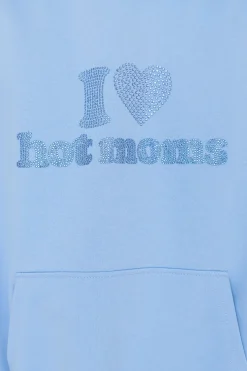 Bluzy Z Kapturem-2005 Bluza Z Kapturem I <3 Hot Moms