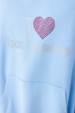 Bluzy Z Kapturem-2005 Bluza Z Kapturem I <3 Hot Moms