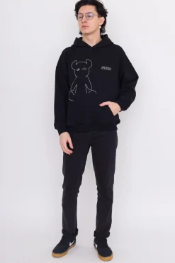 Bluzy Z Kapturem-2005 Bluza Z Kapturem Studded Horned Lucy Hoodie
