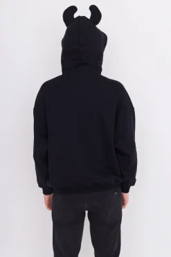 Bluzy Z Kapturem-2005 Bluza Z Kapturem Studded Horned Lucy Hoodie