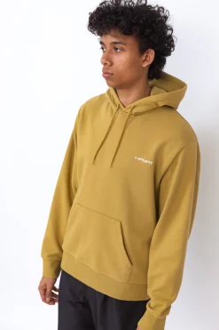 Bluzy Z Kapturem-Carhartt WIP Bluza Z Kapturem Script Embroidery