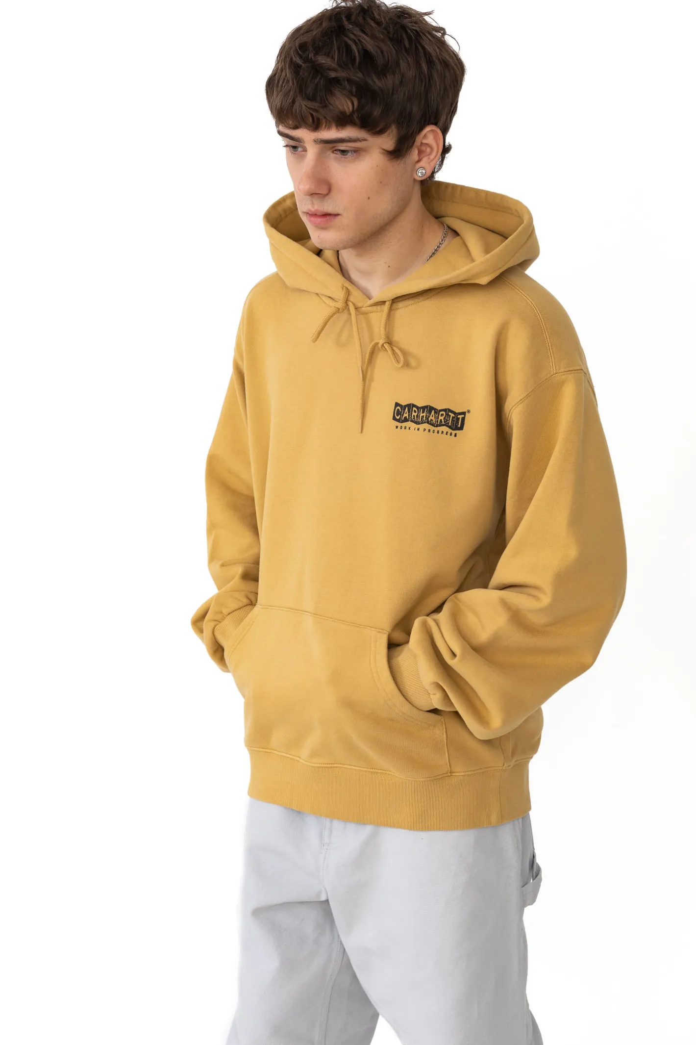 Bluzy Z Kapturem-Carhartt WIP Bluza Z Kapturem Stamp