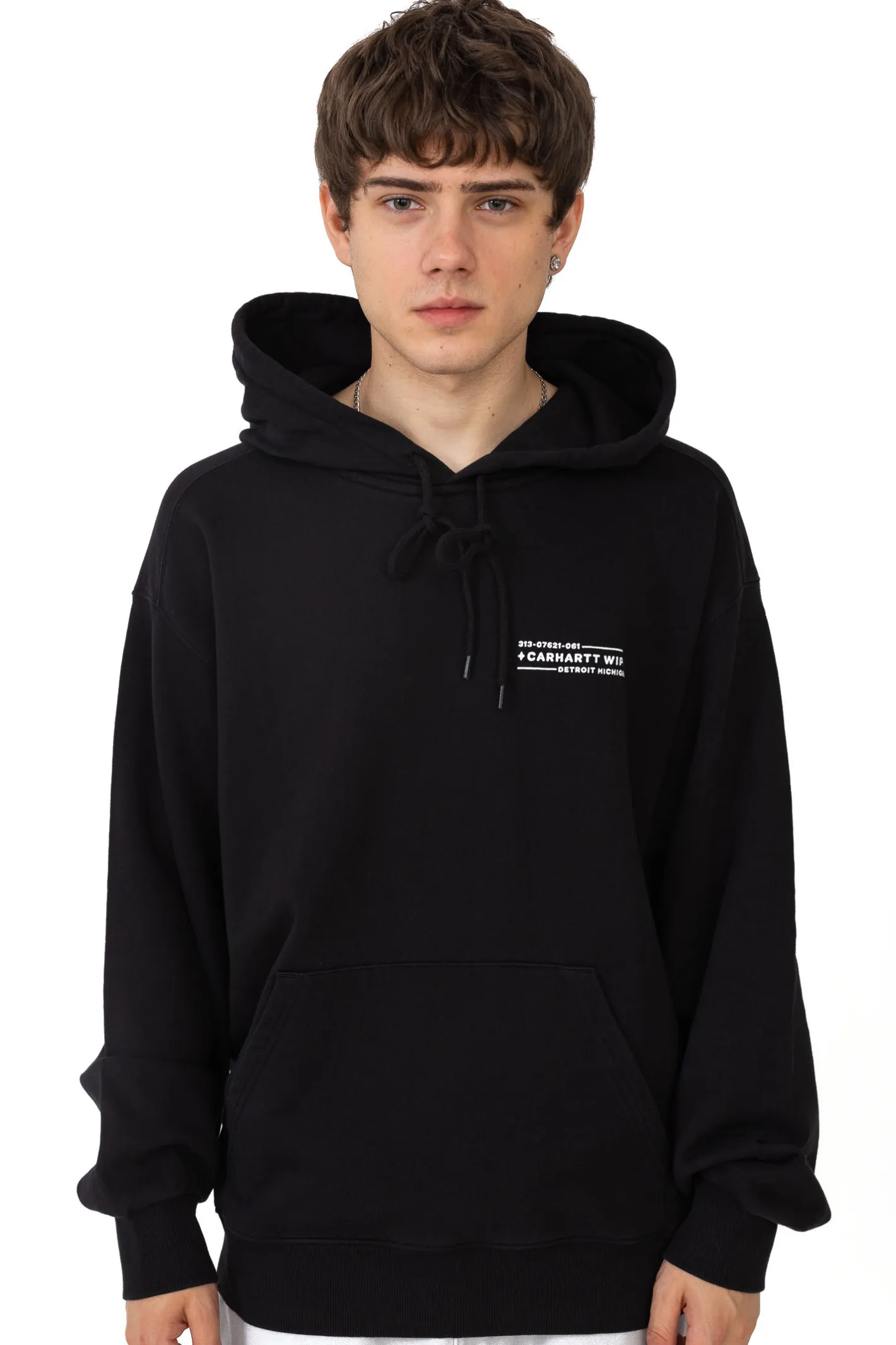 Bluzy Z Kapturem-Carhartt WIP Bluza Z Kapturem Stamp