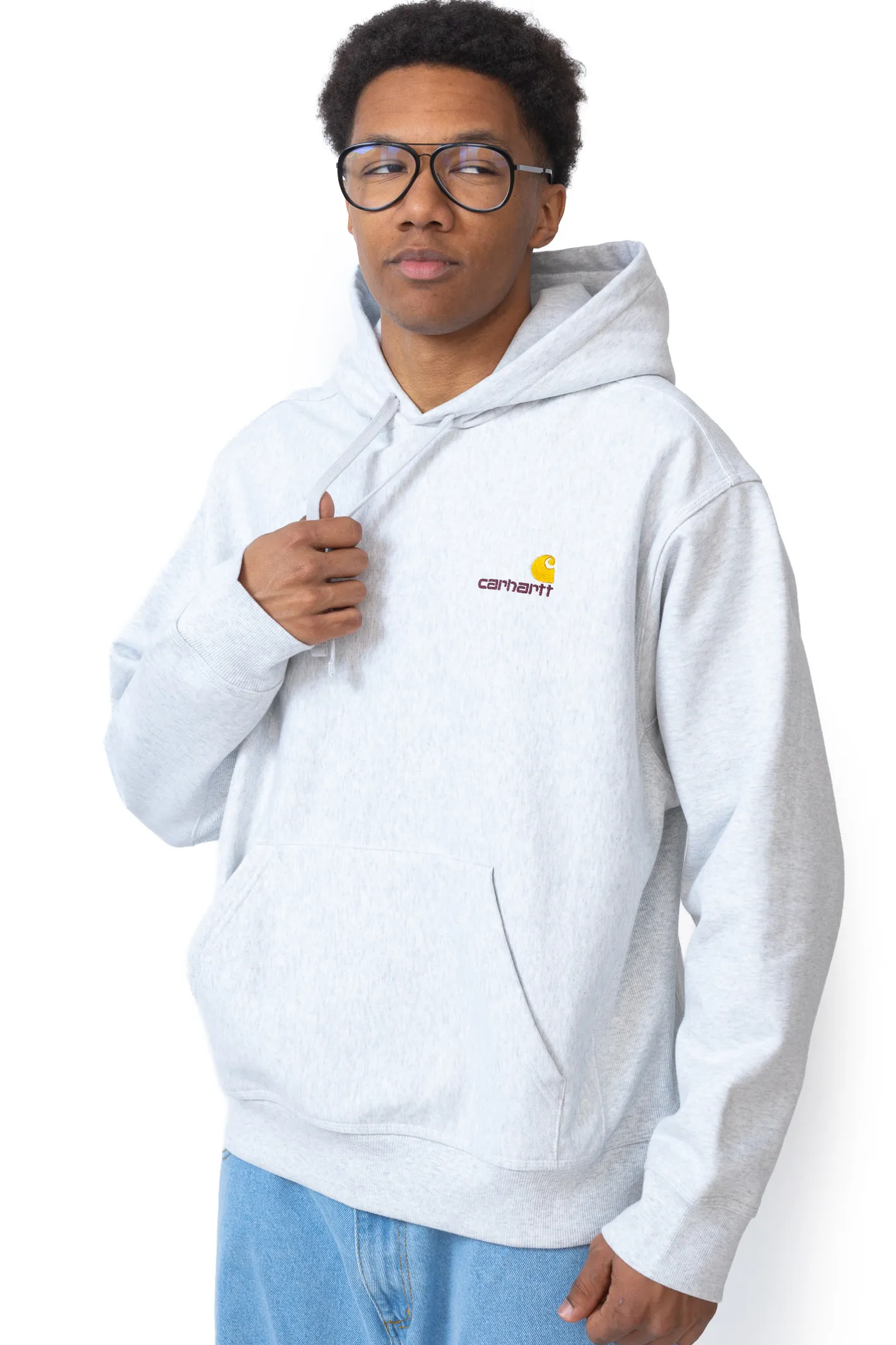 Bluzy Z Kapturem-Carhartt WIP Bluza Z Kapturem American Script
