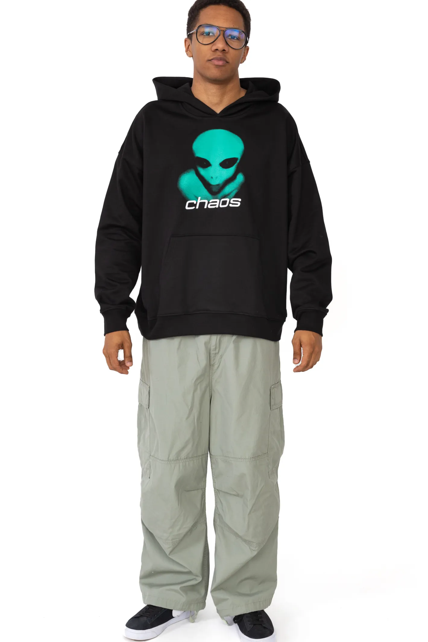 Bluzy Z Kapturem-Chaos Bluza Z Kapturem Alien