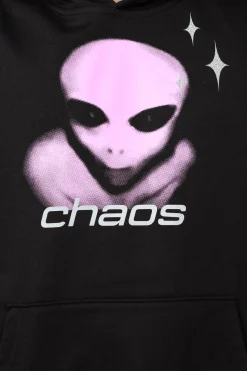 Bluzy Z Kapturem-Chaos Bluza Z Kapturem Alien Sparkle