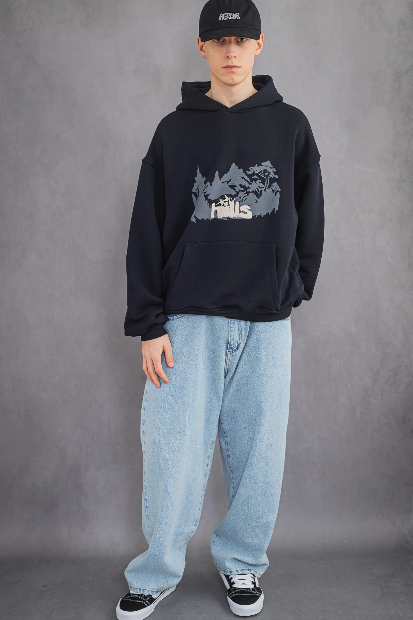 Bluzy Z Kapturem-Hills Bluza Z Kapturem Forest