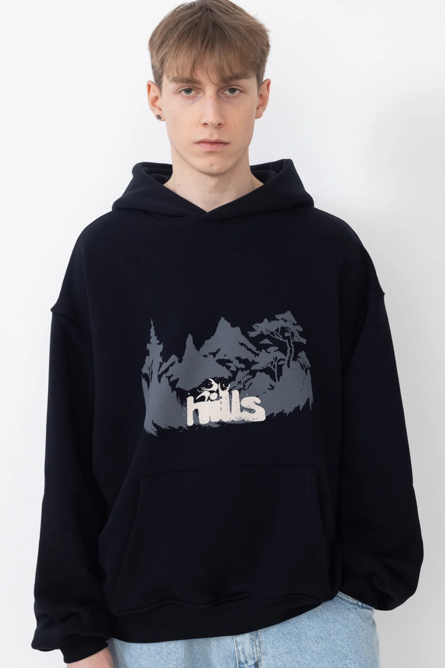 Bluzy Z Kapturem-Hills Bluza Z Kapturem Forest