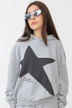 Bluzy Z Kapturem-Hills Bluza Z Kapturem Star