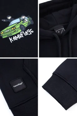 Bluzy Z Kapturem-Kamuflage Bluza Z Kapturem Pull Up