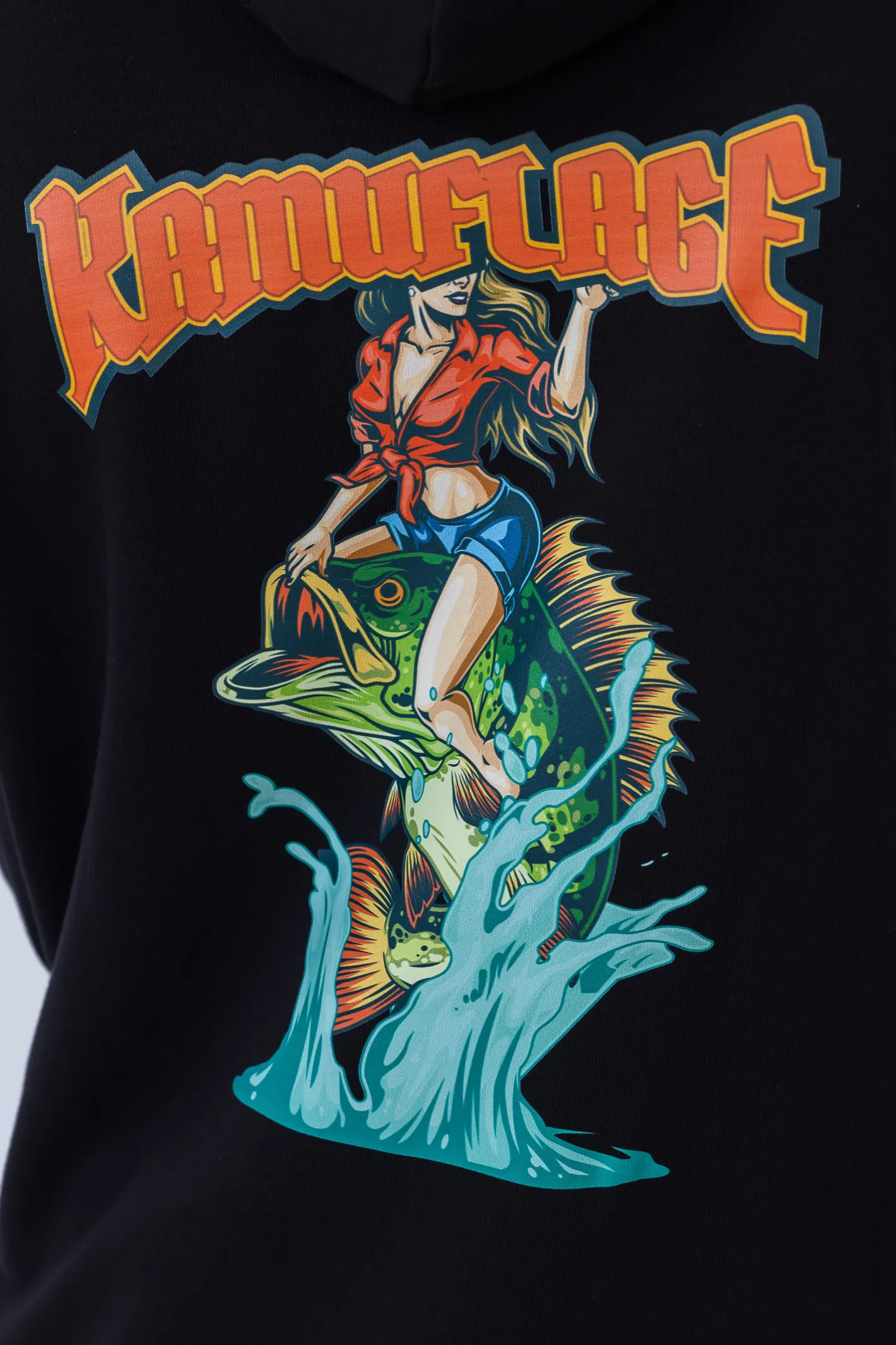 Bluzy Z Kapturem-Kamuflage Bluza Z Kapturem Wet Treasure