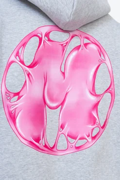 Bluzy Z Kapturem-Mercur Bluza Z Kapturem Bubblegum