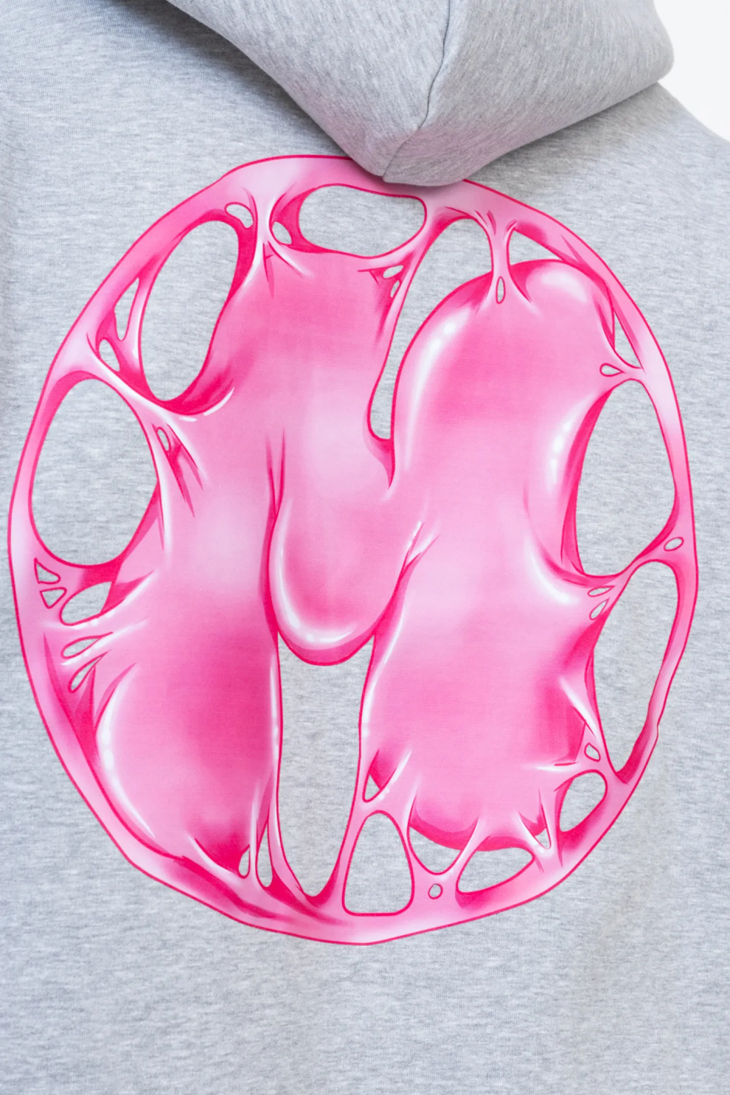 Bluzy Z Kapturem-Mercur Bluza Z Kapturem Bubblegum