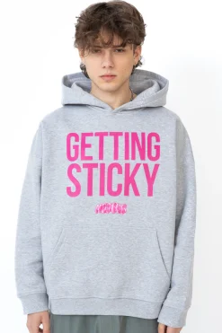 Bluzy Z Kapturem-Mercur Bluza Z Kapturem Bubblegum