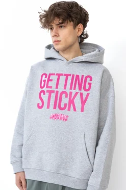 Bluzy Z Kapturem-Mercur Bluza Z Kapturem Bubblegum