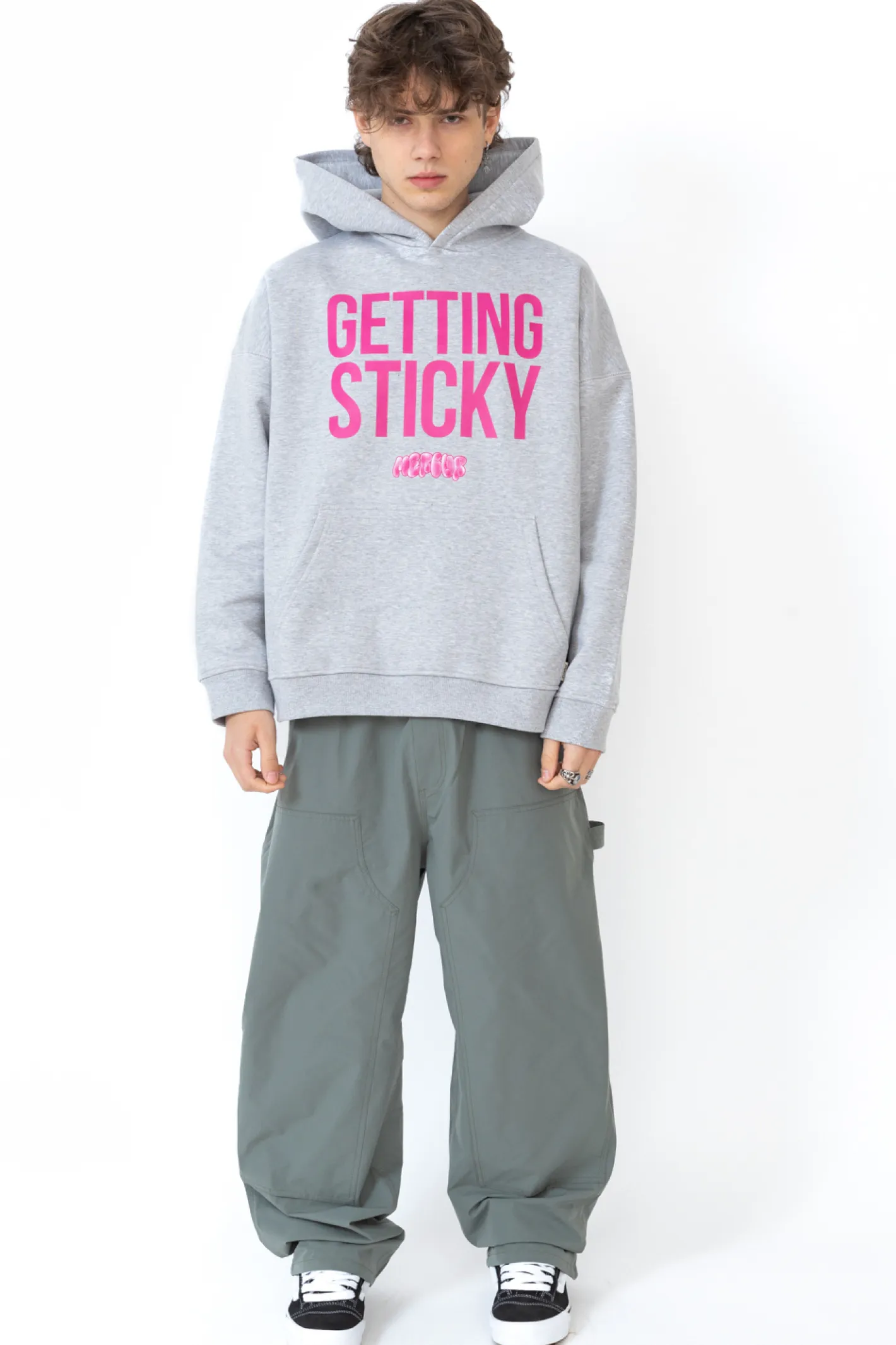 Bluzy Z Kapturem-Mercur Bluza Z Kapturem Bubblegum