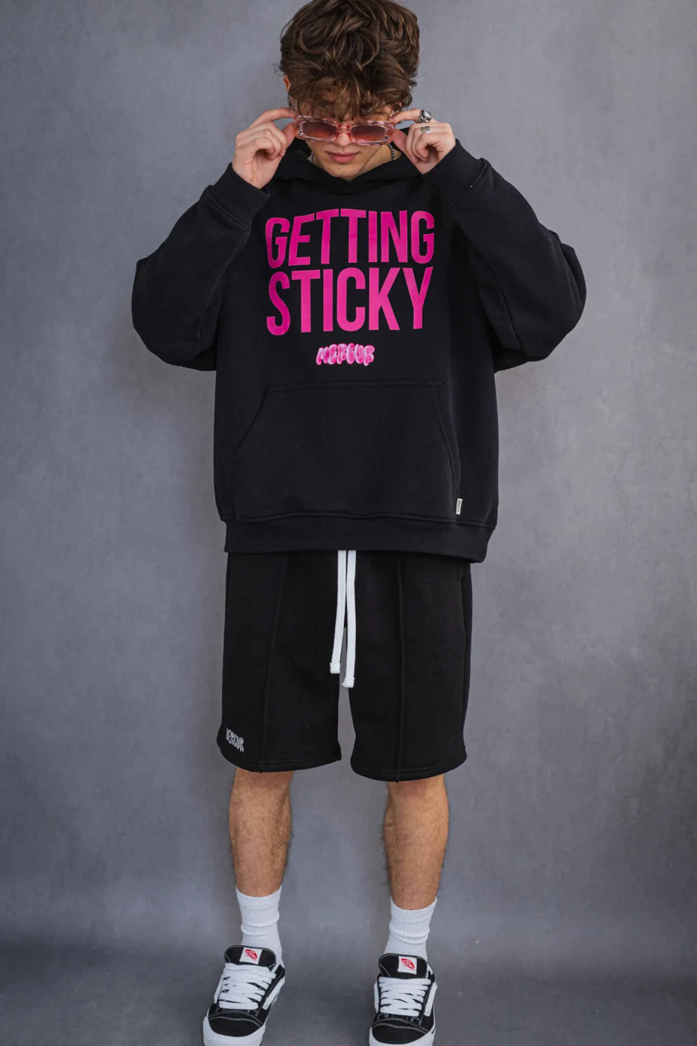 Bluzy Z Kapturem-Mercur Bluza Z Kapturem Bubblegum