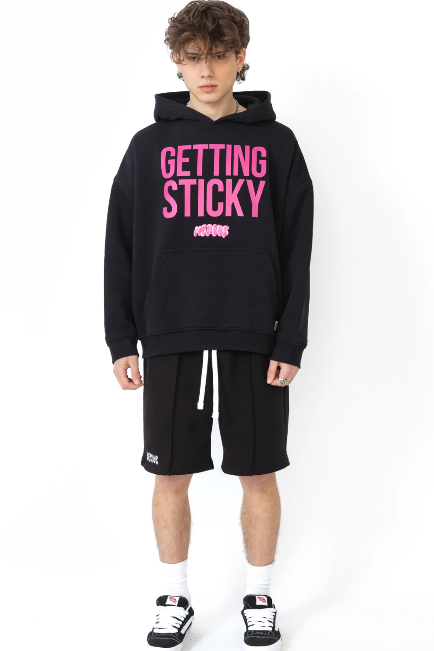 Bluzy Z Kapturem-Mercur Bluza Z Kapturem Bubblegum