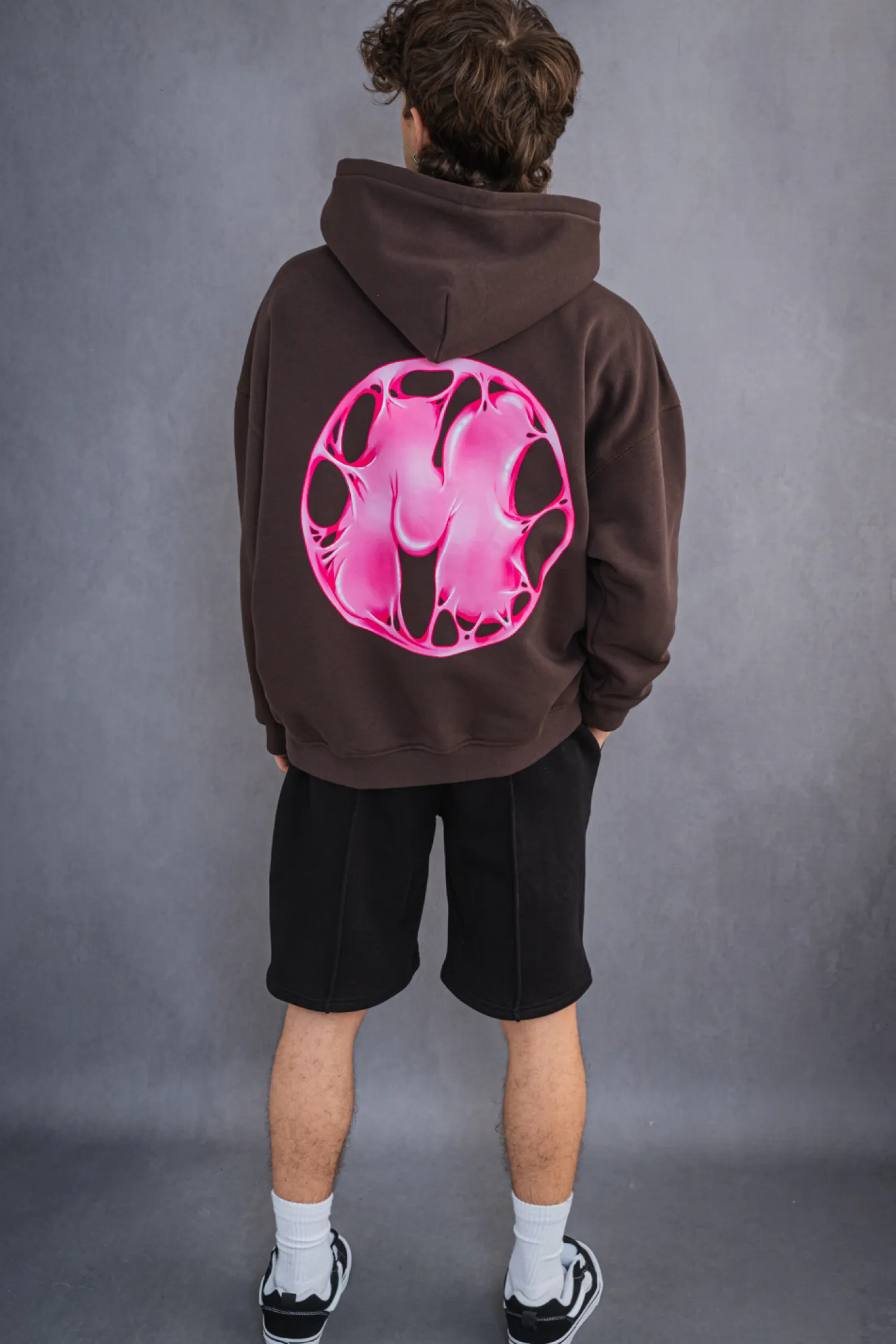 Bluzy Z Kapturem-Mercur Bluza Z Kapturem Bubblegum