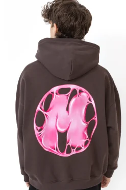 Bluzy Z Kapturem-Mercur Bluza Z Kapturem Bubblegum