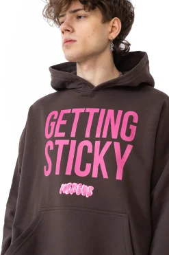 Bluzy Z Kapturem-Mercur Bluza Z Kapturem Bubblegum