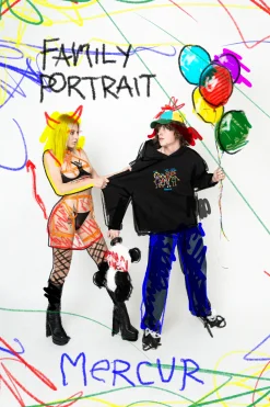 Bluzy Z Kapturem-Mercur Bluza Z Kapturem Family Portrait