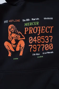 Bluzy Z Kapturem-Mercur Bluza Z Kapturem Hotline