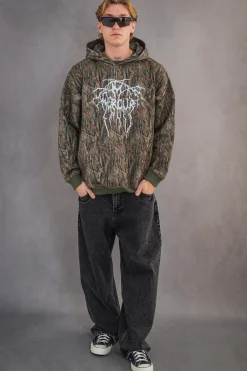 Bluzy Z Kapturem-Mercur Bluza Z Kapturem Metal