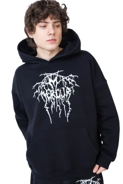 Bluzy Z Kapturem-Mercur Bluza Z Kapturem Metal