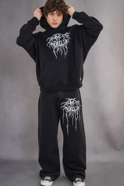 Bluzy Z Kapturem-Mercur Bluza Z Kapturem Metal